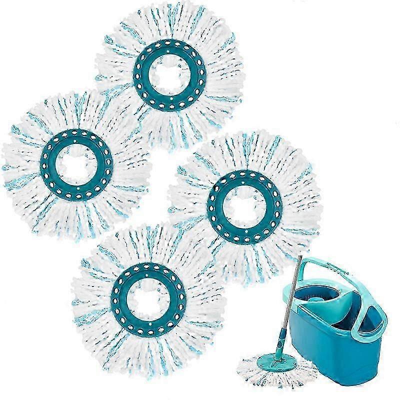 4pcs /Pack Mop Head for Leifheit Twist Mop Super Absorbent Microfiber Replacement