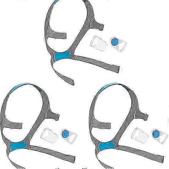 3-pack Cpap Day Straps - Comfortable Face Mask Replacement Straps
