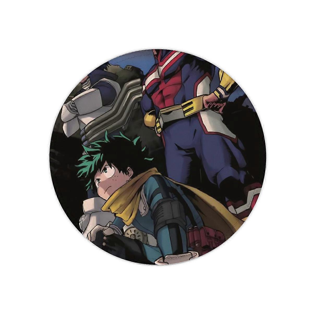My Hero Academia Round mouse pad animation desk mat entertainment computer desk mat