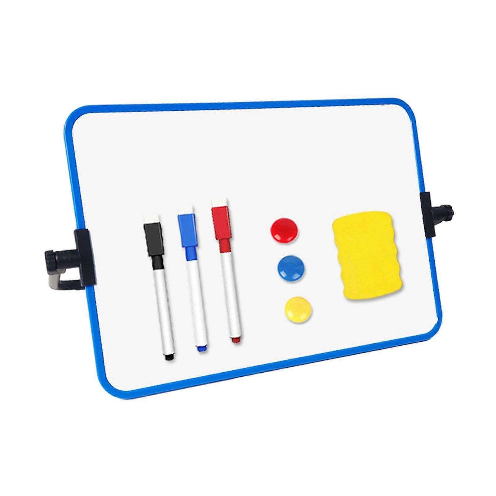 Small Whiteboard Planning Board Versatile Compact Smooth Erasable Double Sided