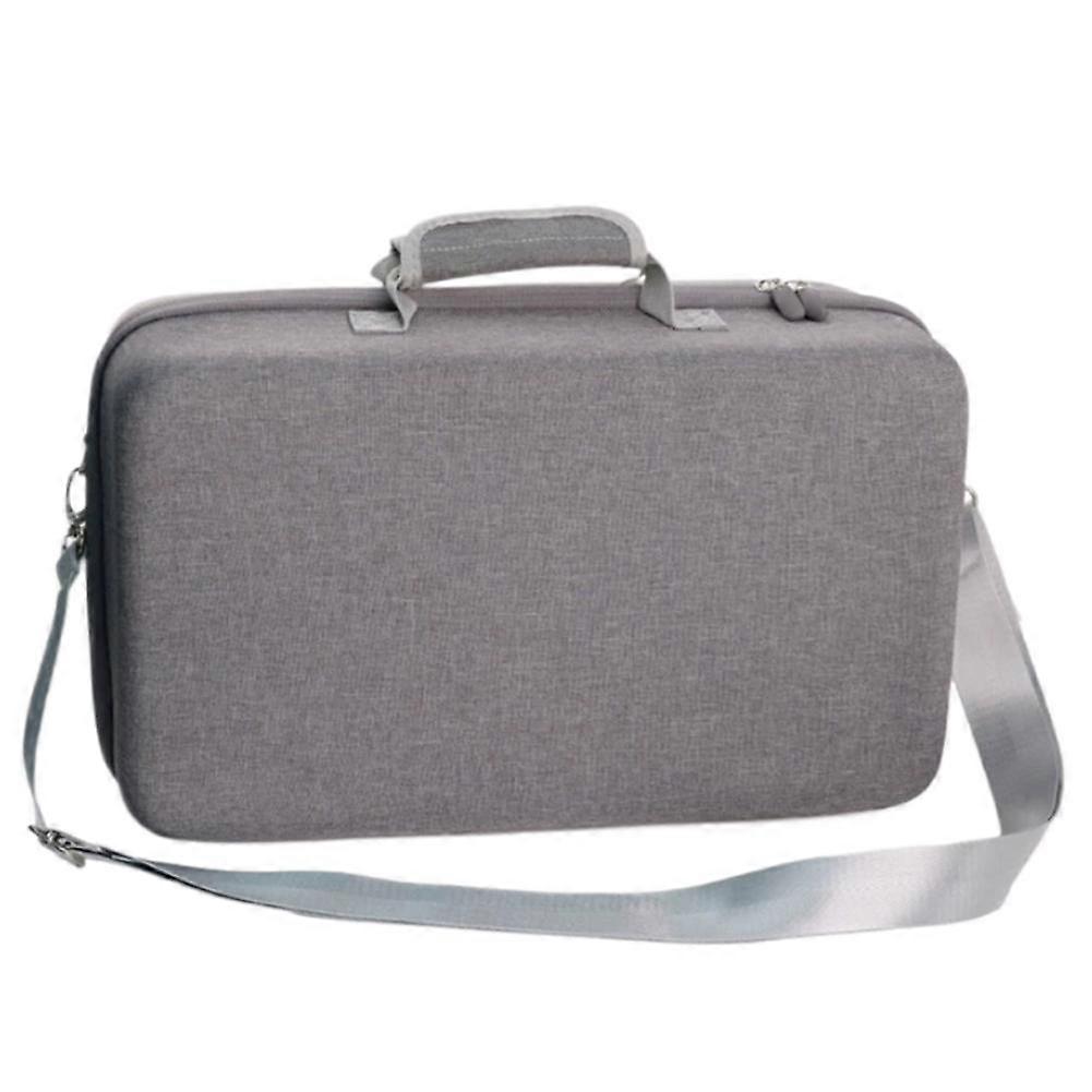 Universal Fit Carrying Case Durable EVA Shell with Snowflake Fabric Water-Resistant Protective Storage for Console Controllers and Accessories