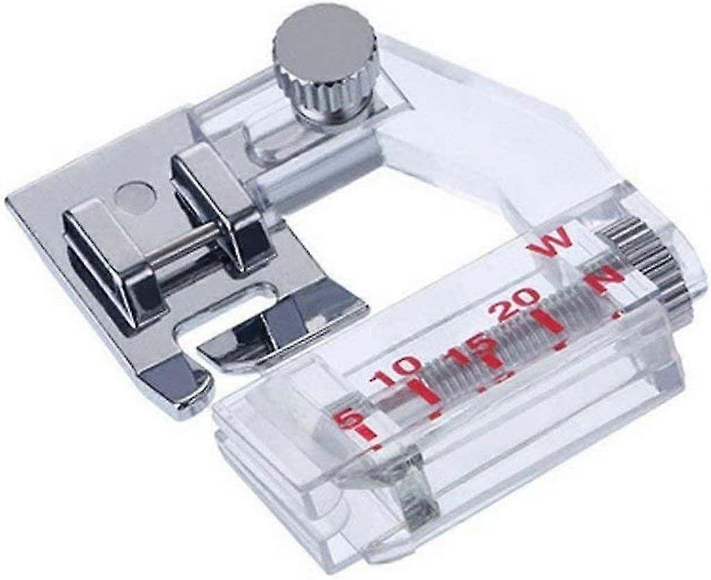 5mm To 20mm Adjustable Bias Binder Binding Foot For All Low Shank Snap