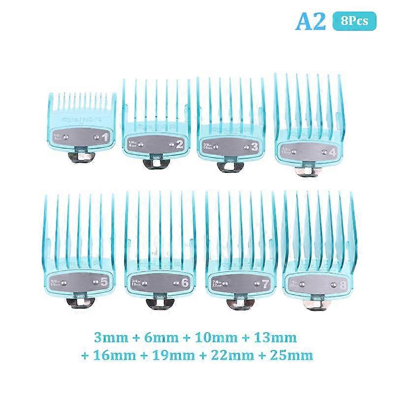 2/8/10Pcs Hair Clipper Set Limit Comb Guide Trimmer Guards Attachment Barber