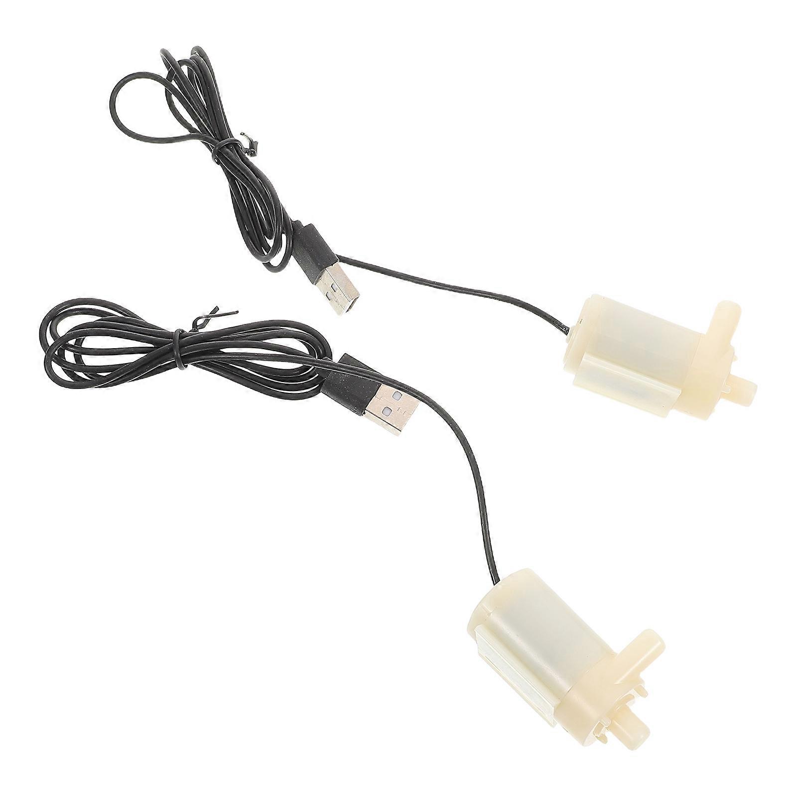 Mini Water Pump Usb High Performance Motor For Office Use Aquarium Enthusiasts 2Pack