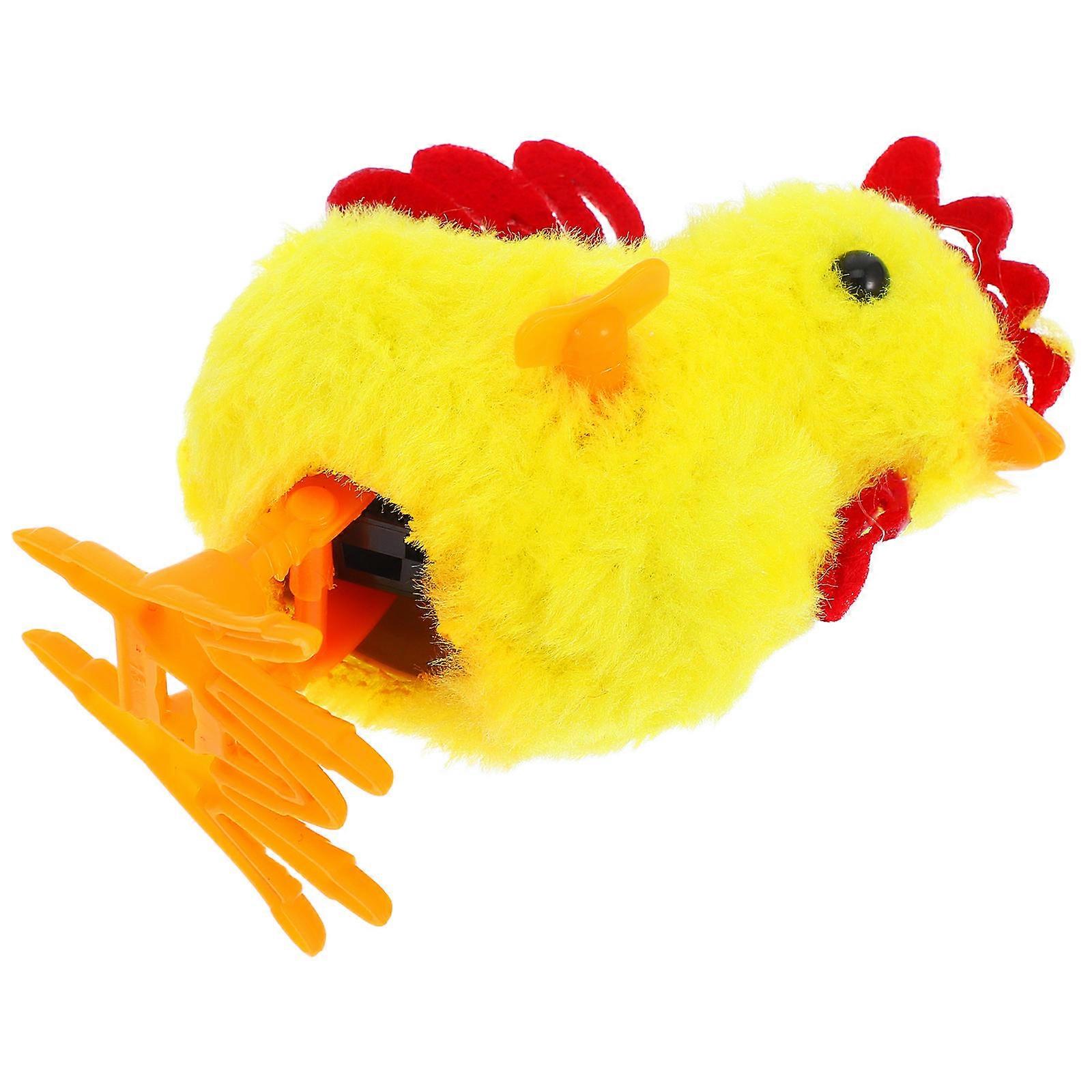 Plush Jumping Chicken Toy Wind Up Toy for Kids