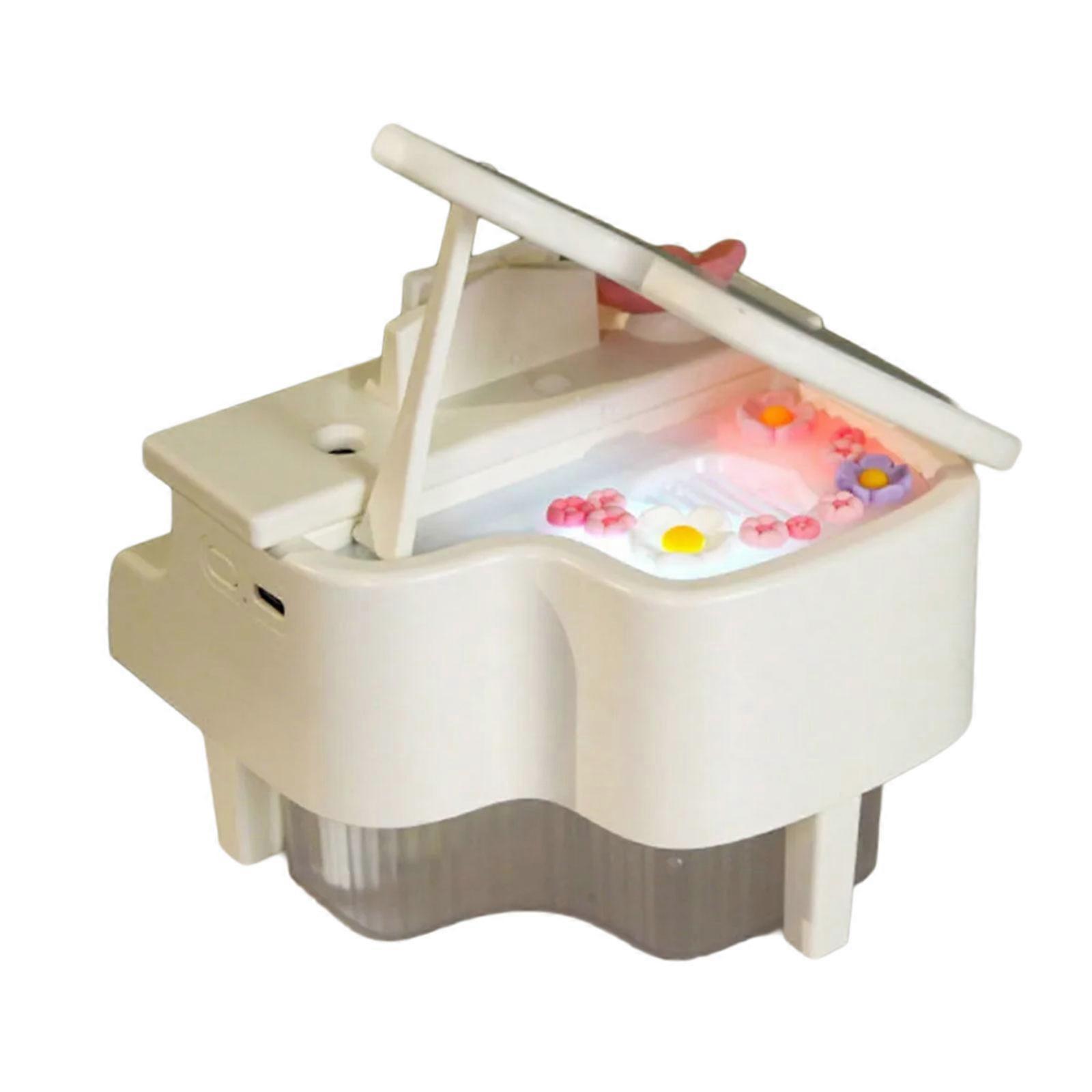 Cool Misting Humidifier Train Shape Essential Oil Diffuser Essential Oil Diffuser 350ml Water Tanks for Bedroom  White