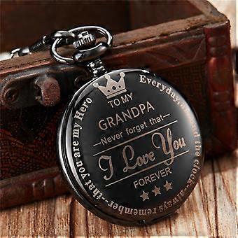 Orologio da tasca al quarzo vintage, stile: nonno nonno