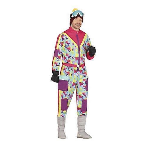 Fiestas Guirca Mens 80s Ski Suit Costume