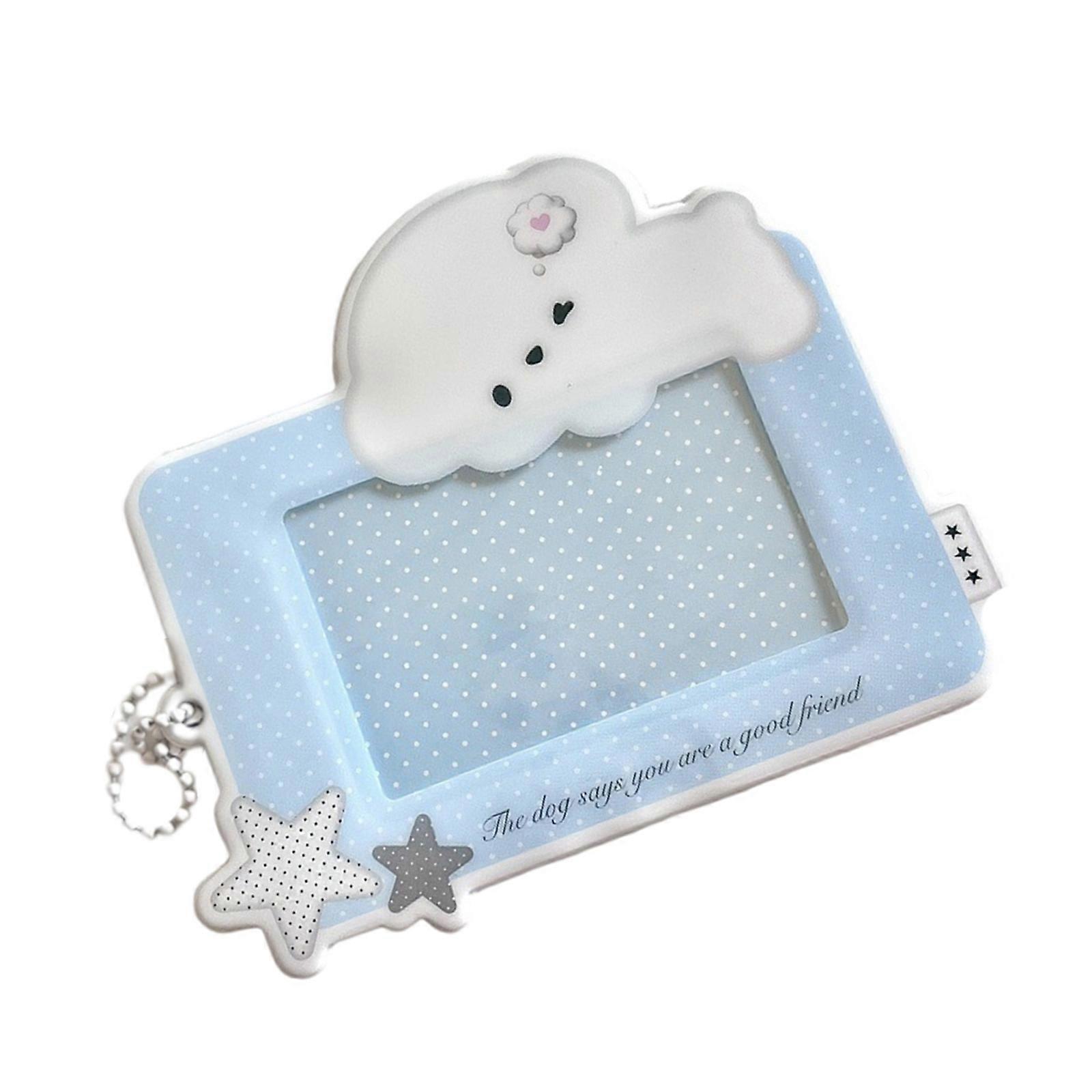 Lovely Card Holders Credit Card Case Protective Sleeve Photocard Holders 3 inch Bus Card Protector with Keychain Multicolor