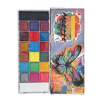 Professional 12 20 Colors Face Body Paint Oil Based Face Body Paint, Face Painting Palette Kits for Halloween Festivals Multicolor