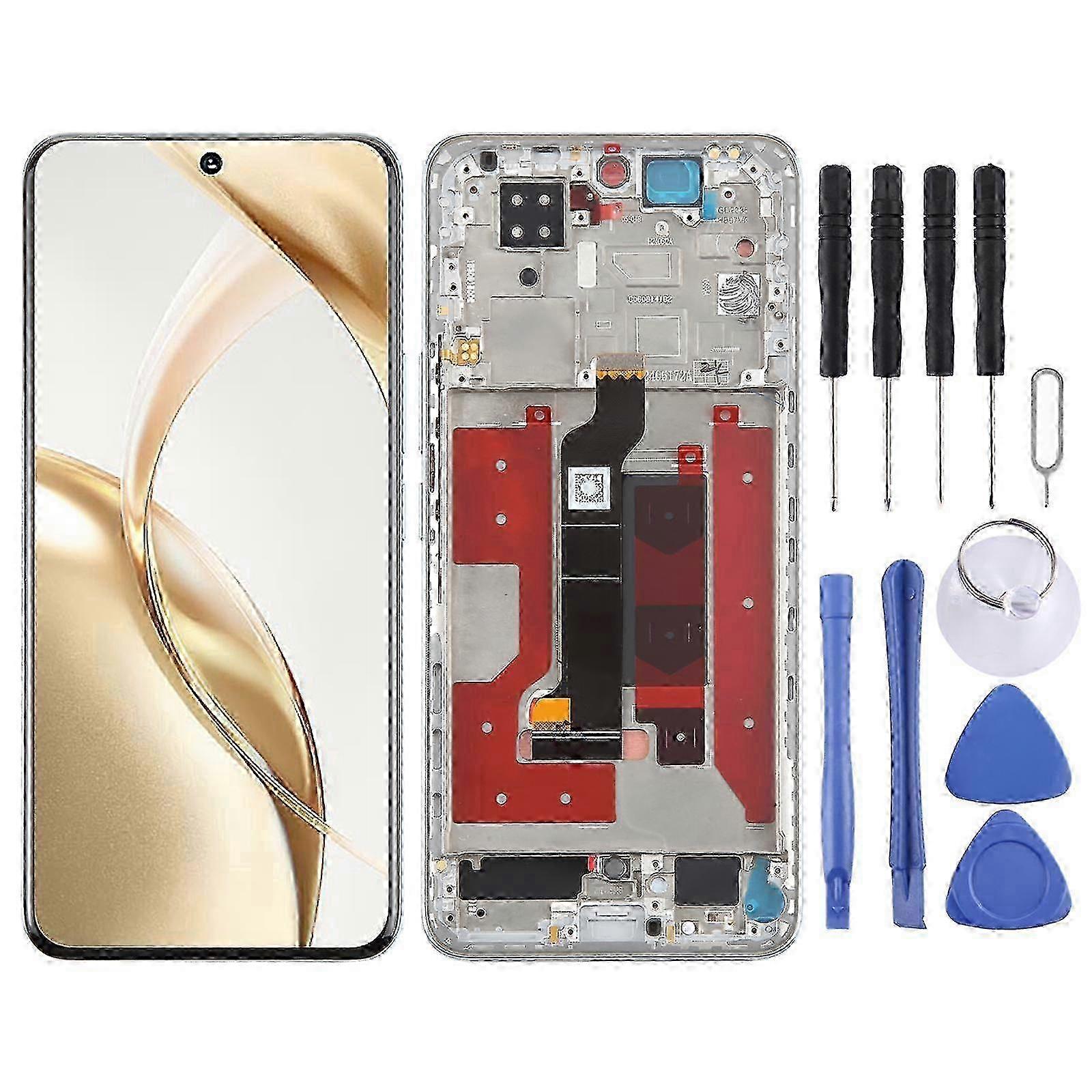 For Honor 200 COMPATIBLE LCD Screen Digitizer Full Assembly with Frame