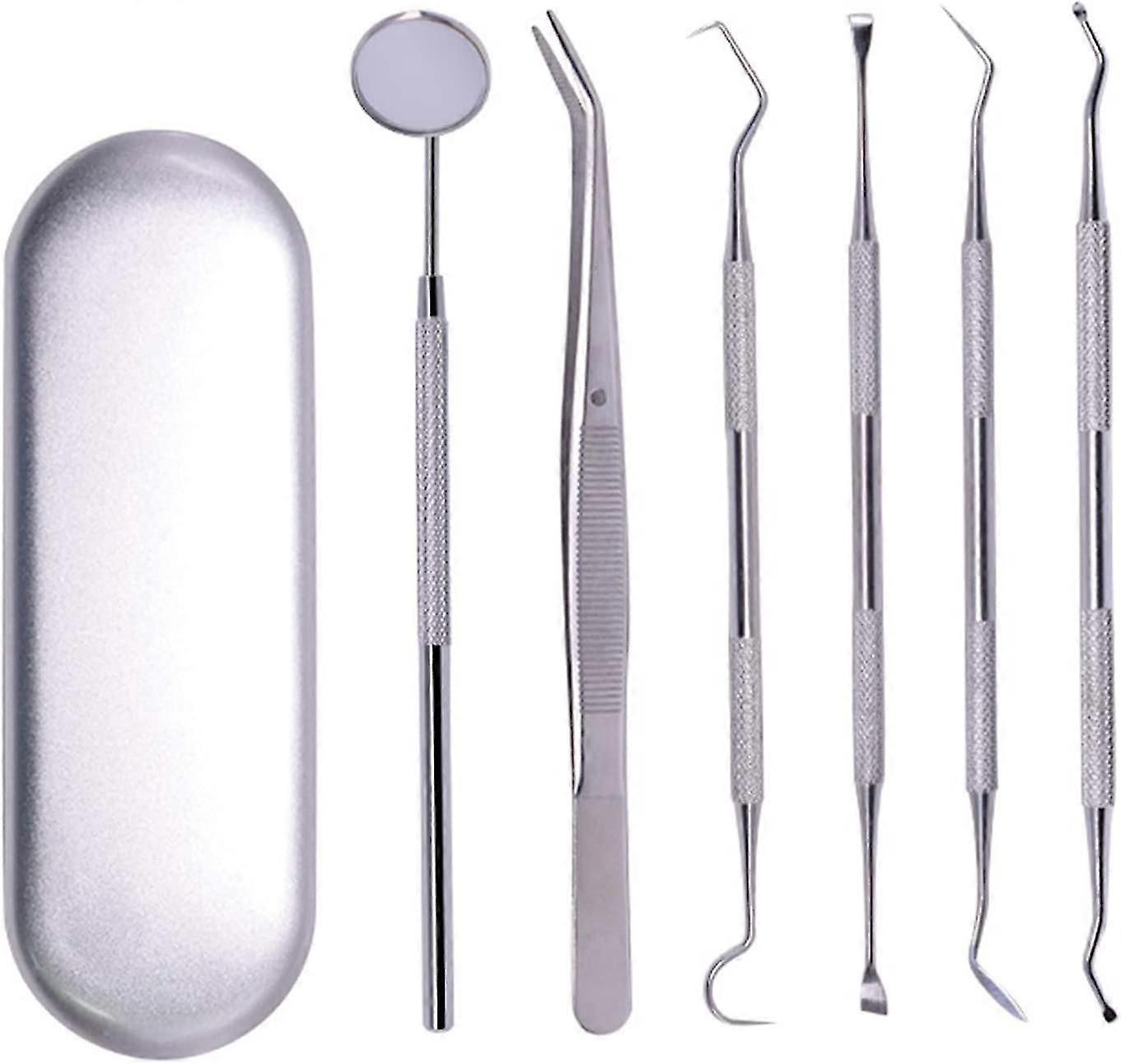 6 ks nerezová zubní souprava nástroj ústní péče zubní lékař připravit nástroj bělení zubů nástroj