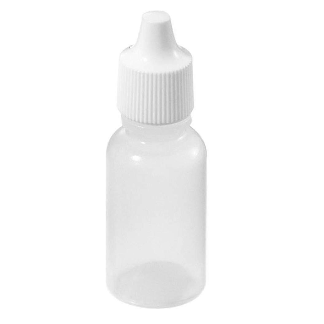 50 flacons compte-gouttes vides en plastique (20 ml)