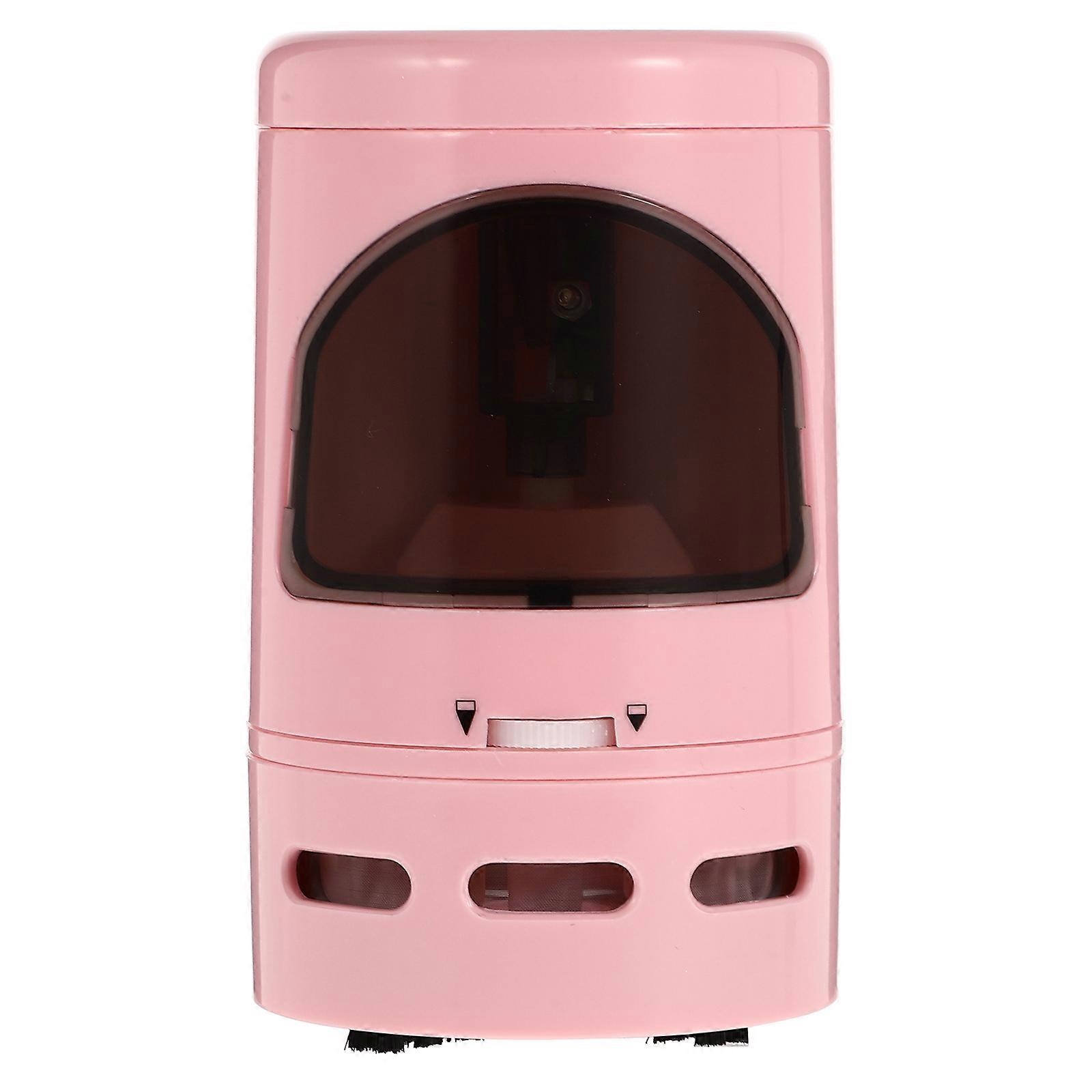 Pencil Sharpener with Receptacle Electric Hand Use Handheld Cute Sharpening Device Plastic Sharpeners Dust Collector