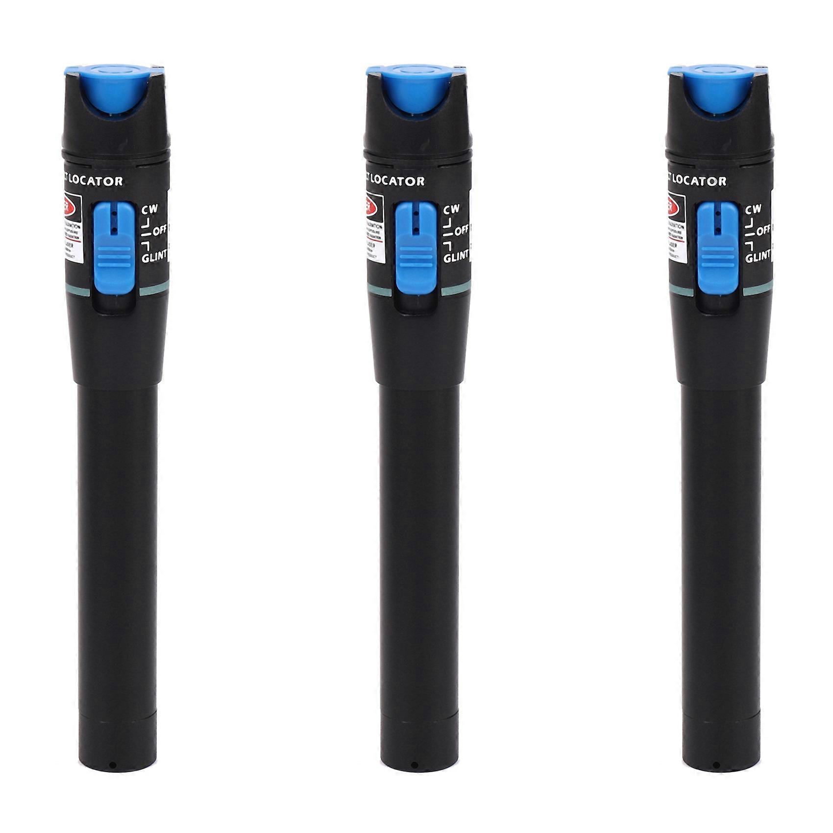 3X Portable 5Mw Fiber Optic Test Pen Red Light Source Pen Type Visual Fault Locator Fiber Optic Cabl