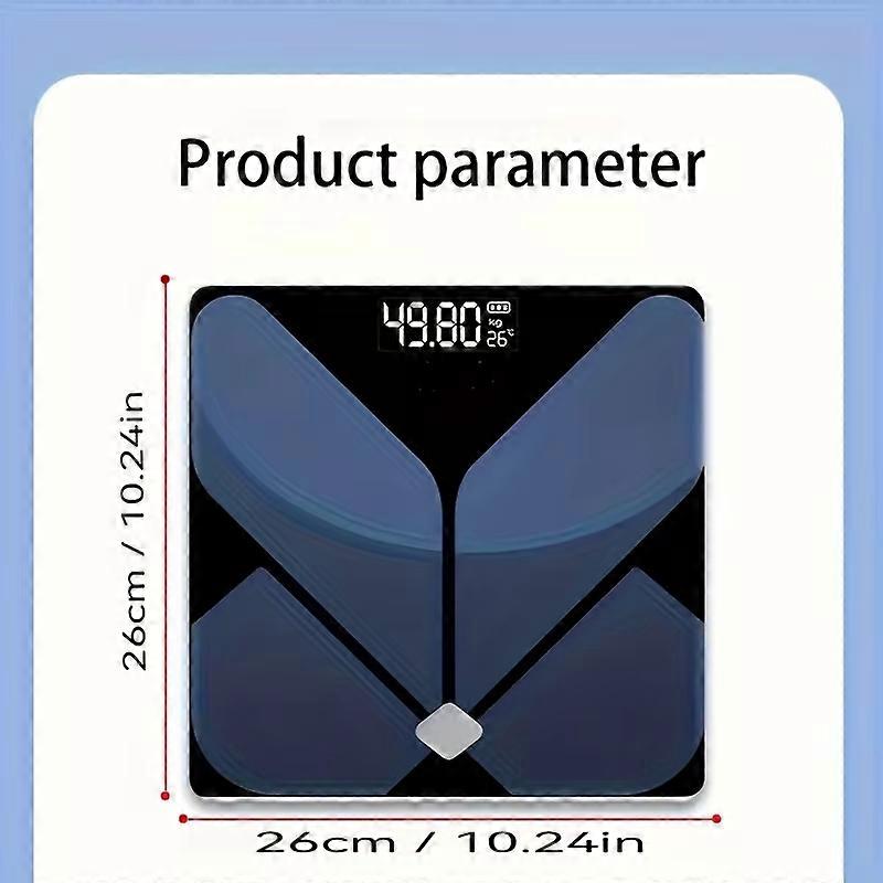 400lb High Precision Digital Bathroom Scale | Backlit LCD w/Smart Temp Display | Battery Operated | Home/Bathroom/Dorm Use