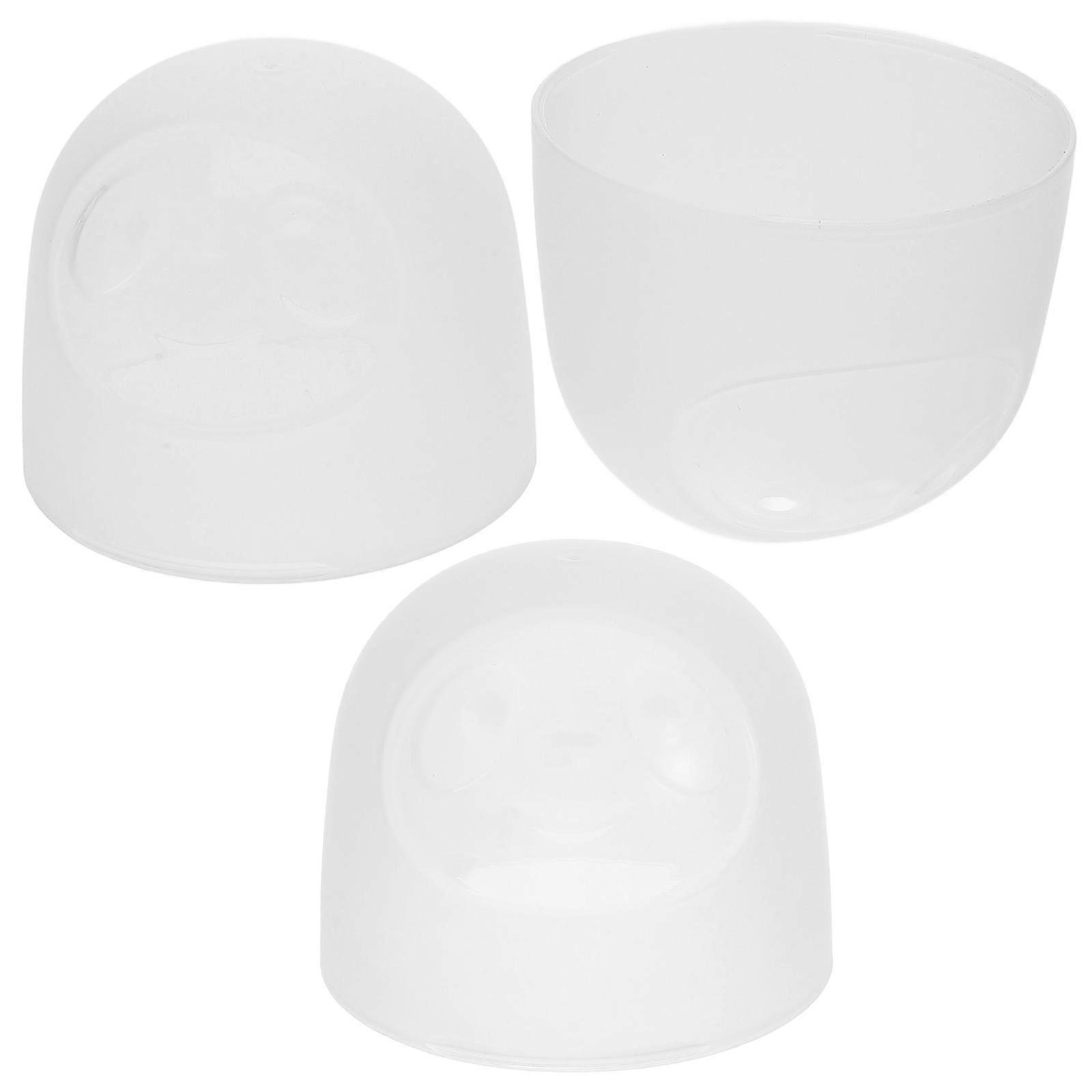 Plastic Baby Bottle Caps Replacement for Leak-Proof Use 6Pcs Pack