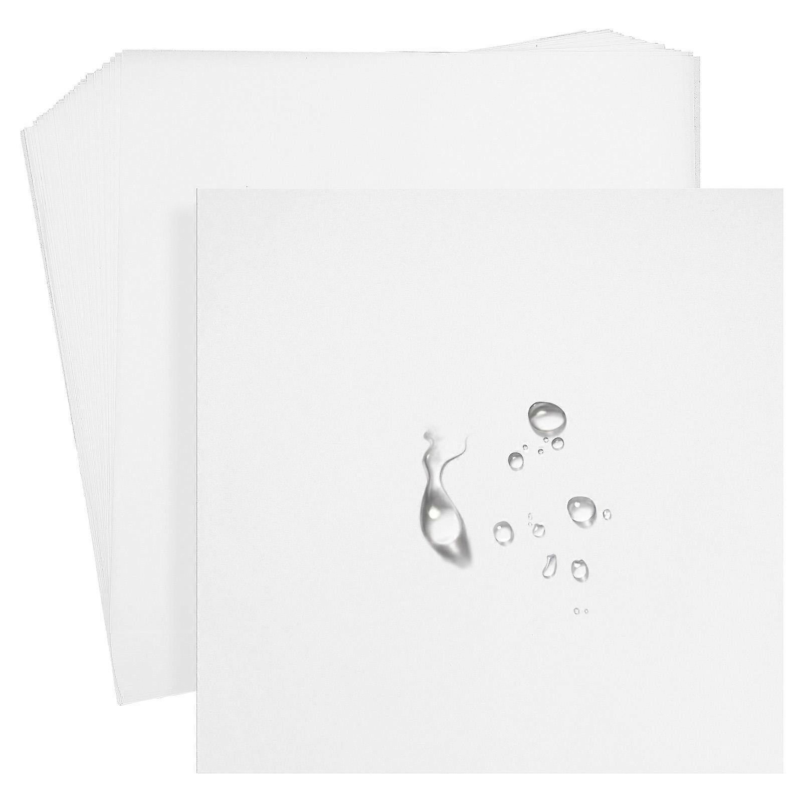 Absorbent Oil Paper Parchment Baking Paper for Kitchen Use 50 Sheets White