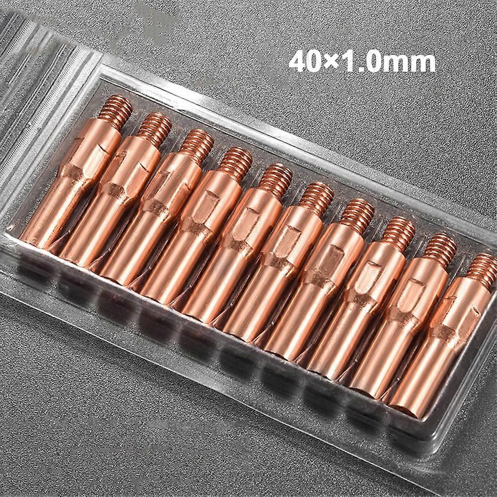 Mosiee 10PCS Quality Conductive Tips for Welding machine - Smooth Wire Feeding