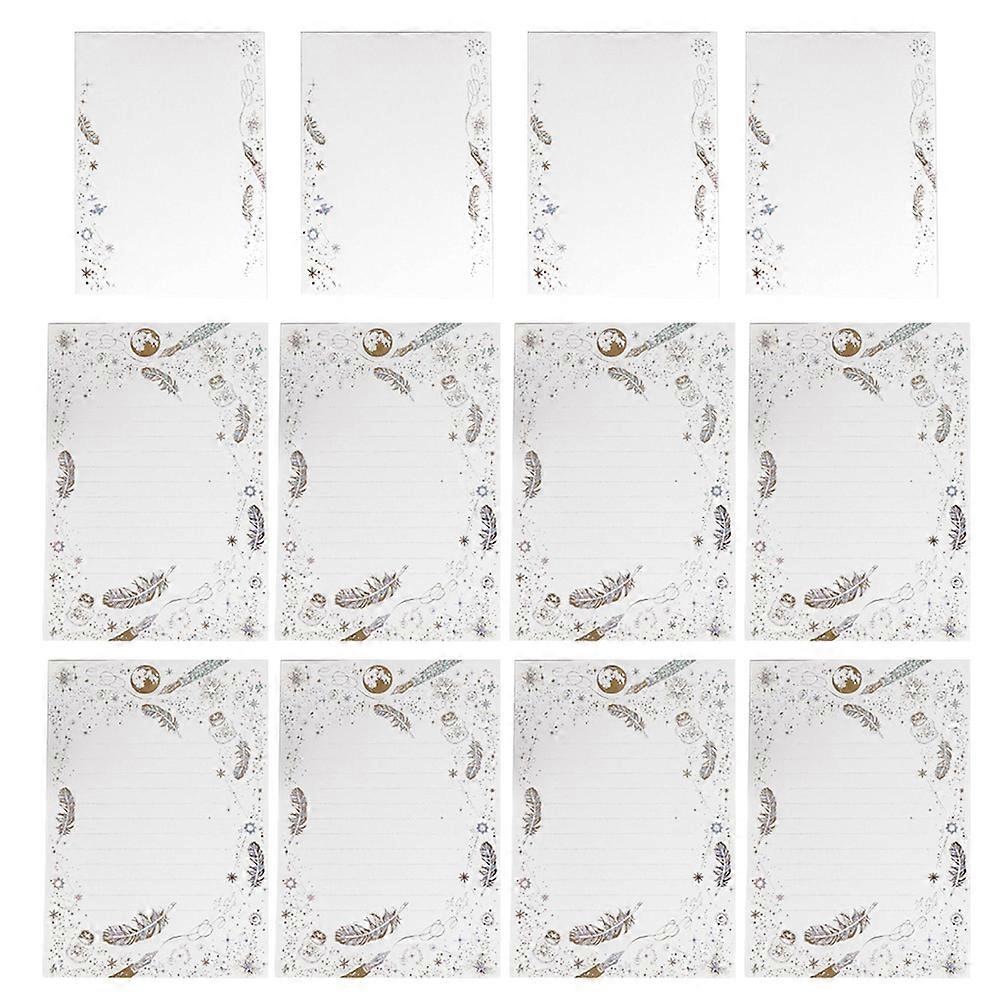 Elegant Stationery Sets for Writing Use with Hot Stamping Pattern 2Sets