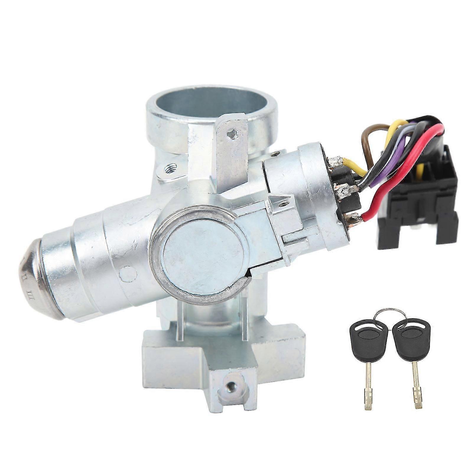 Steering ignition lock housing 1053774, ignition switch with 2 keys for Ford Transit MK3 MK4 MK5
