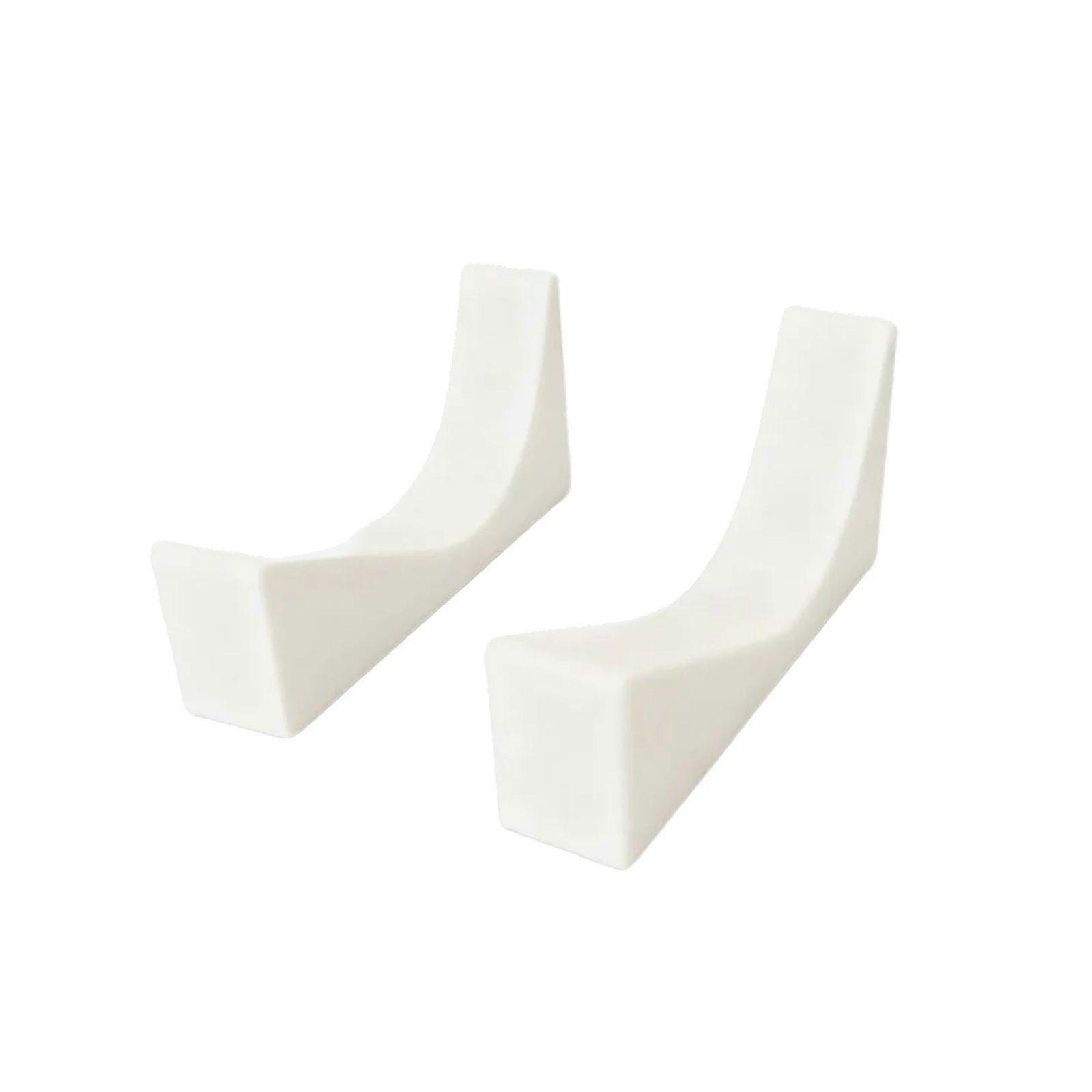 Travel Speaker Stand Rack for Easy Storage and Portability Features Lightweight Build for Travelling Music Enthusiasts  White