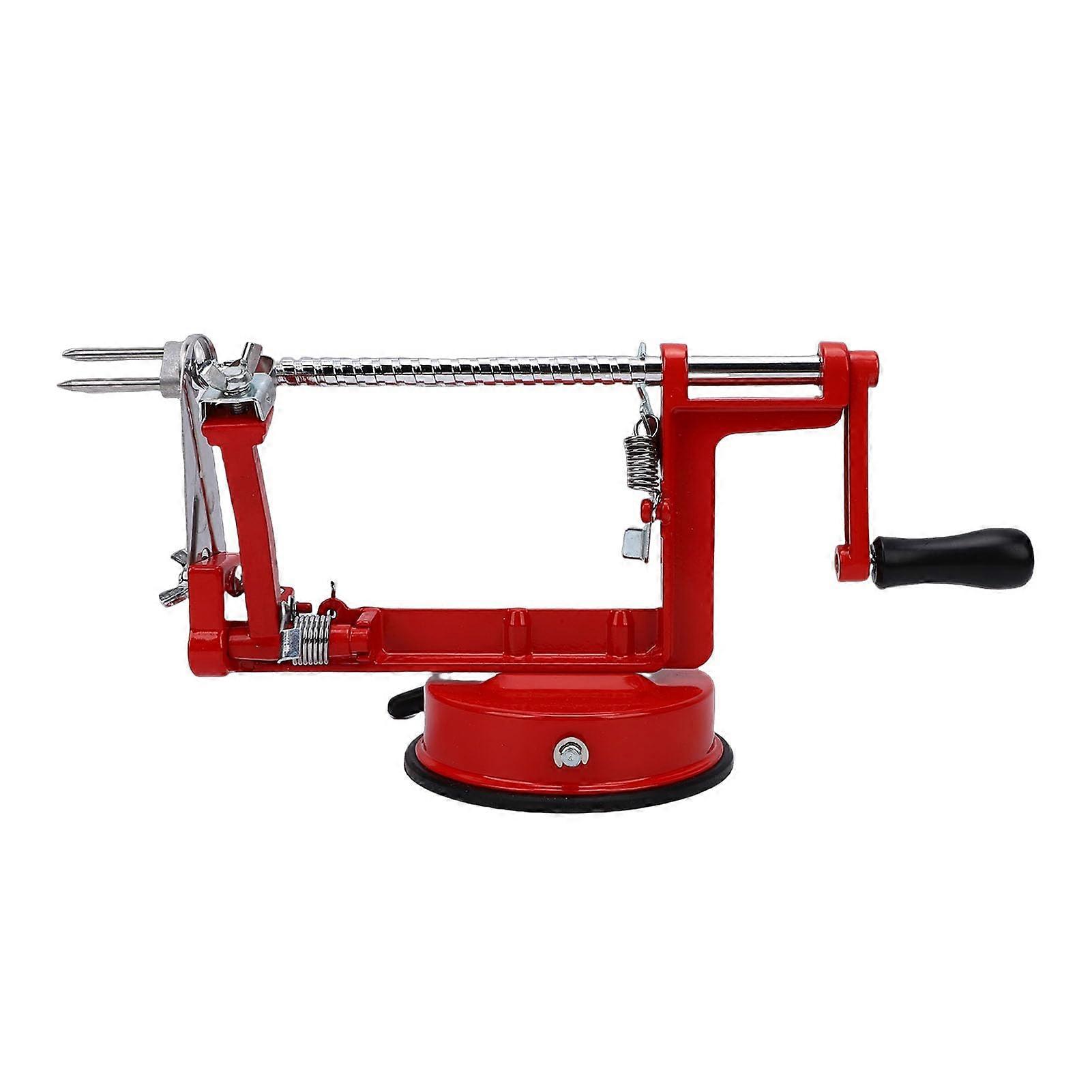 Apple Peeler Corer Slicer Stainless Steel 3in1 with Suction Base for Apples Pears Potatoes
