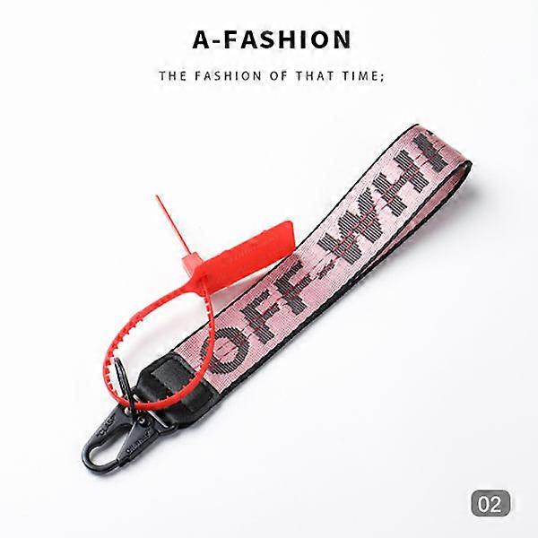 Off-white inspired keychain. Wrist strap for industrial belt 2