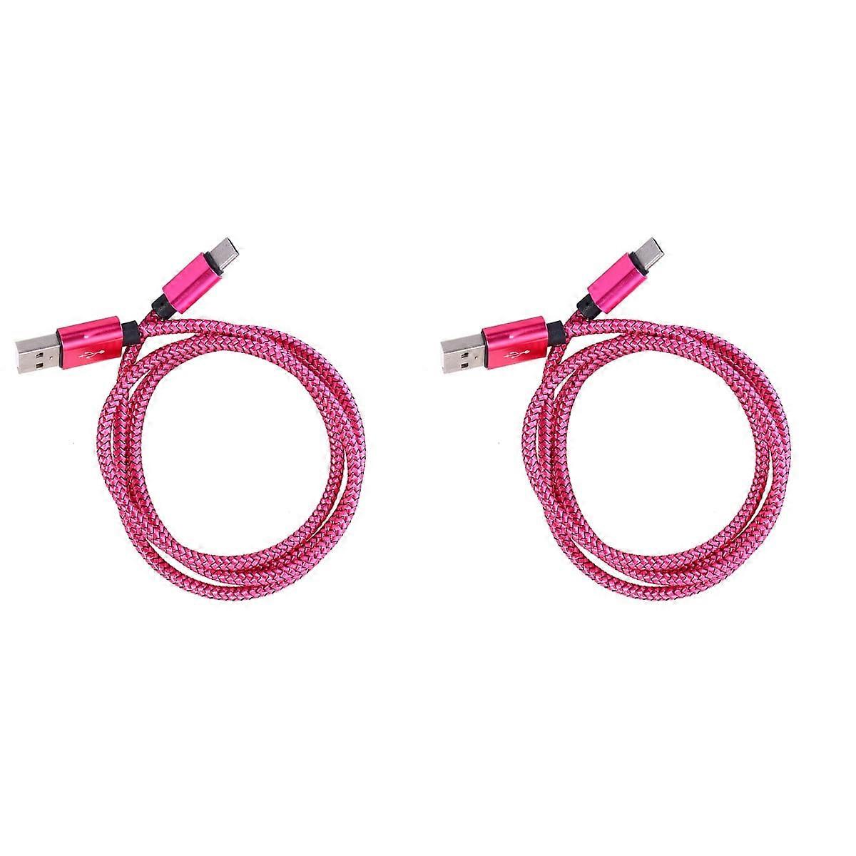2 Pack Snap Charger Fast Charging Cord Type Cable Pearlescent Dragon Pattern