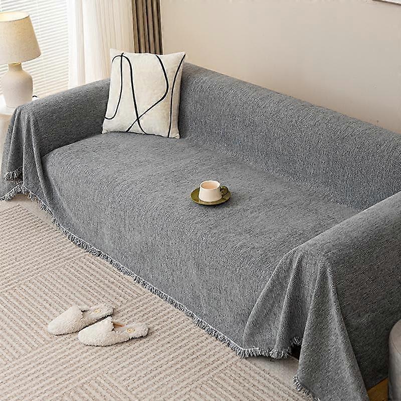 Waterproof Cat Scratch Resistant Sofa Cover, Large 4 Seater Couch Protector Blanket 180x380cm