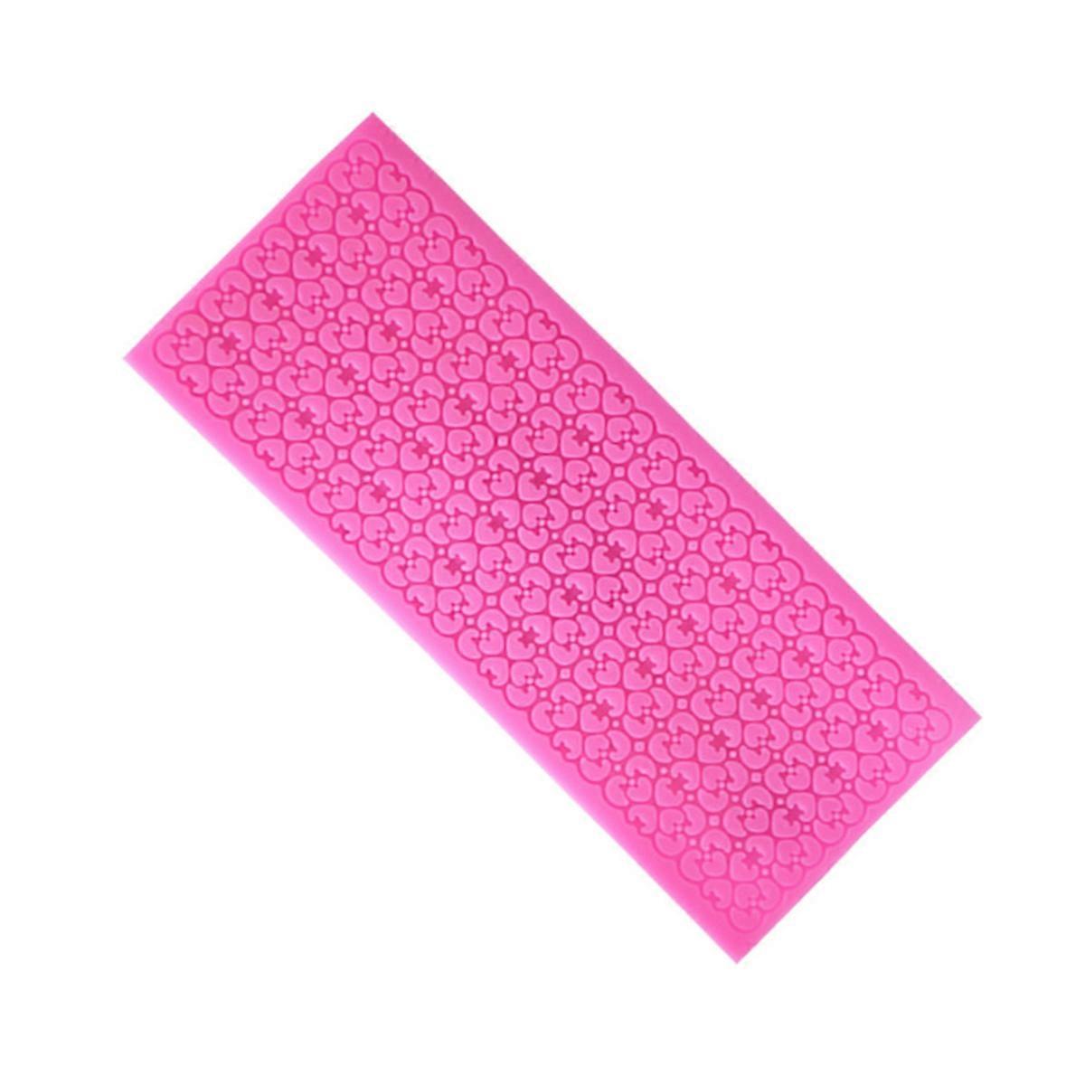 Lace Pattern Silicone Baking Mold Ideal For Craft Enthusiasts 6.5 X 2.8 X 0.3In Non-Stick Function 1Pack
