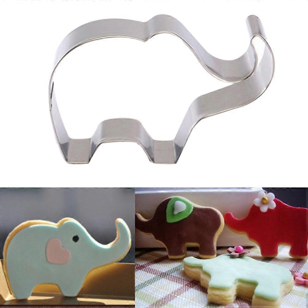 Stainless Steel Cookie Cutter Elephant Shape for Baking