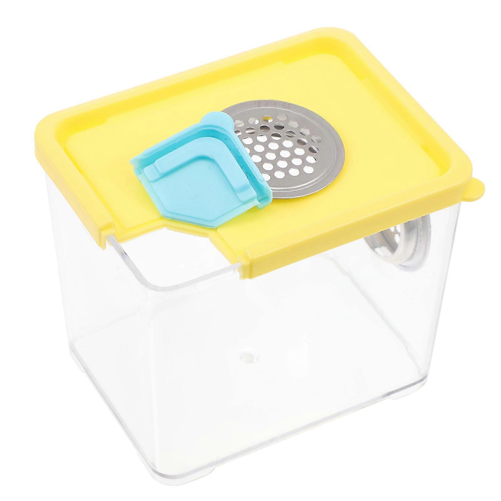 Spider Box Reptile Feeding Case for Pet Use Transparent Plastic