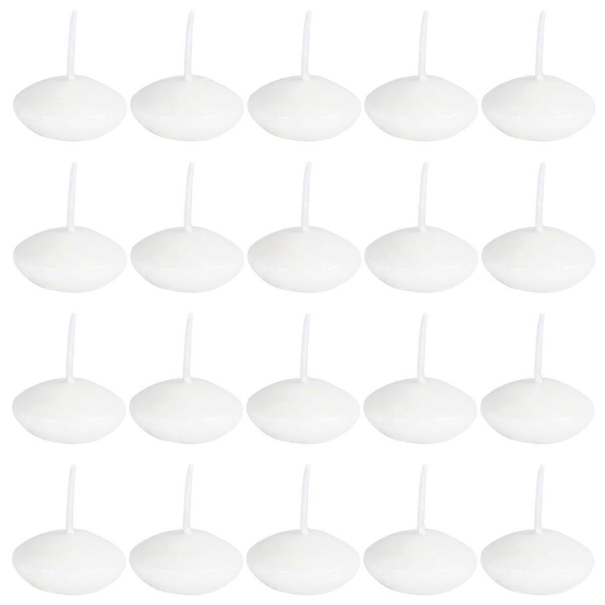 Wedding Floating Candles Mini Smokeless Candles for Decor 25Pcs White