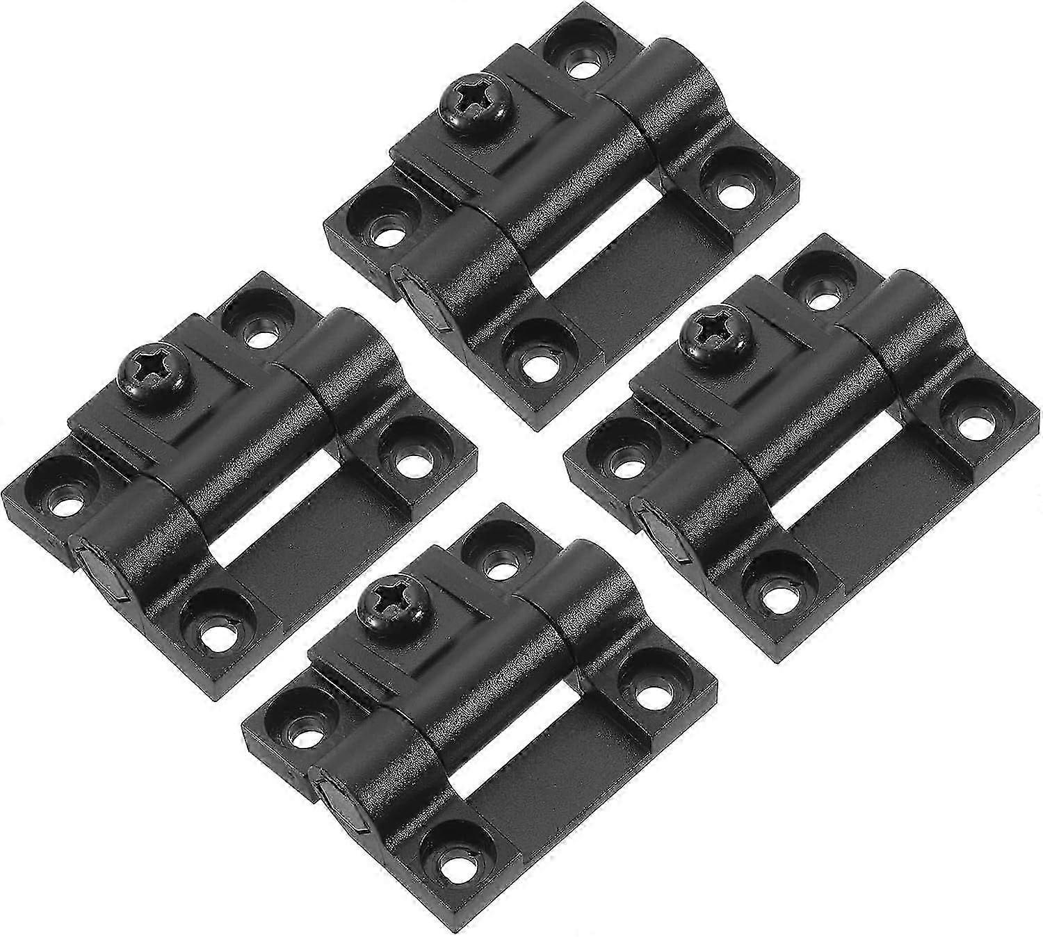 4Pcs Adjustable Torque Hinge, 43x36mm Plastic Countersunk Holes Adjustable