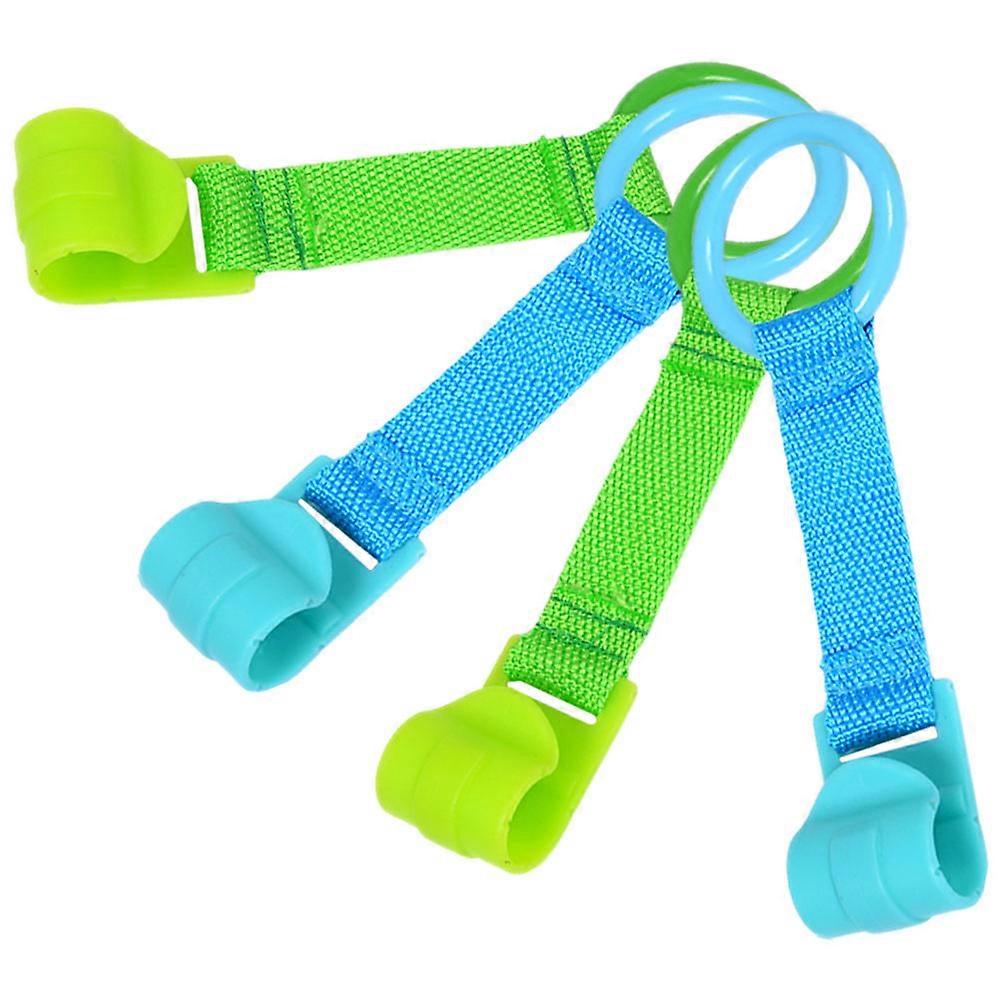 Pull Up Rings Hanging Rings for Toddler Walking 4Pcs