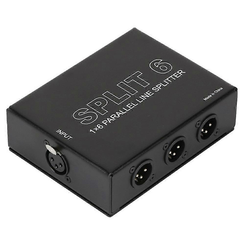 1 in 6 Out Expander Balanced XLR Divider Socket Expander Divider