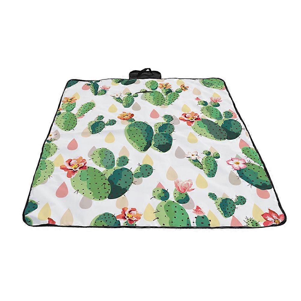 Picnic Mat Foldable 3D Printing Pattern for Outdoor Use 3Pcs Set