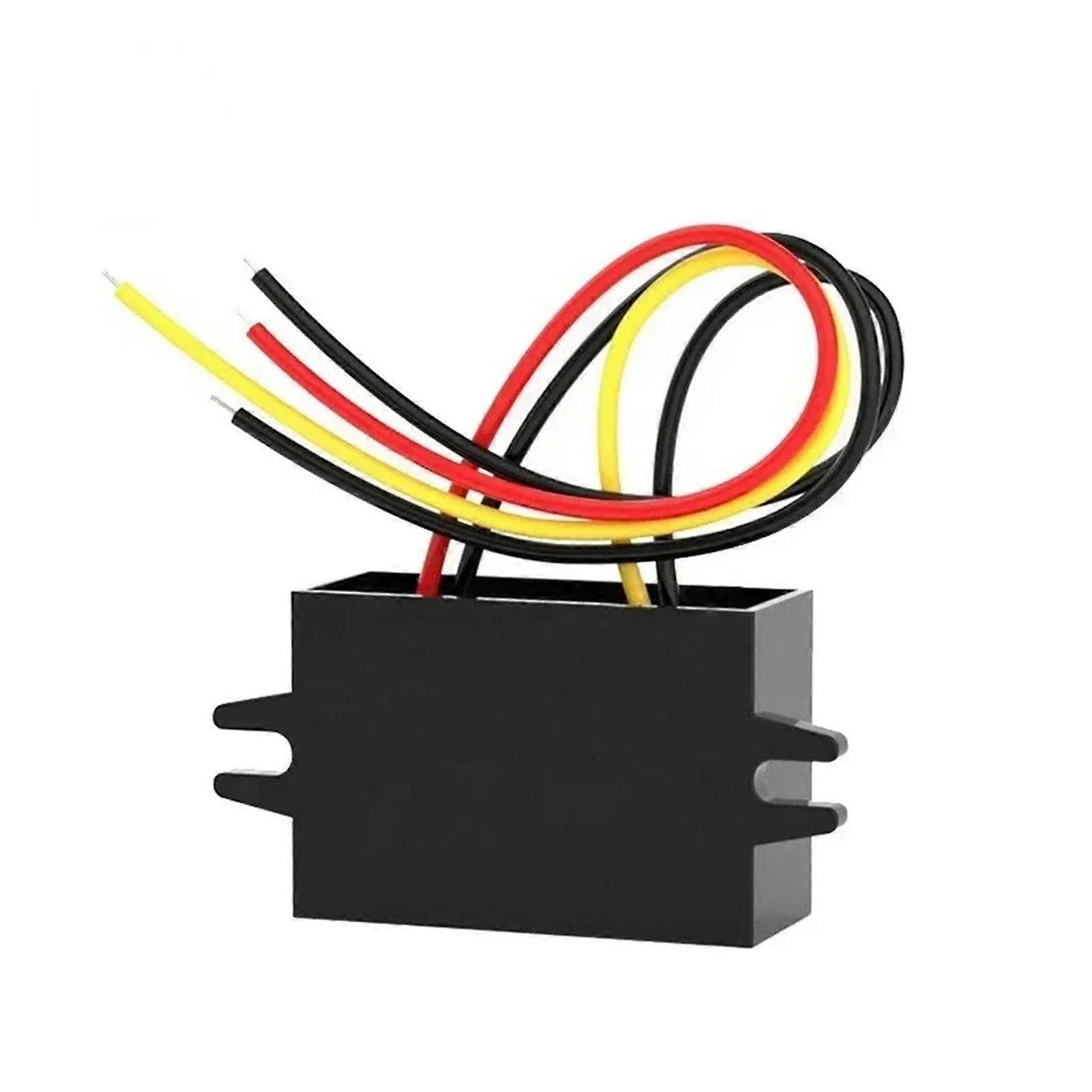 DC DC Buck Converter 12V 24V to 5V 3A Waterproof 96% Efficiency Voltage Regulator for Car LED