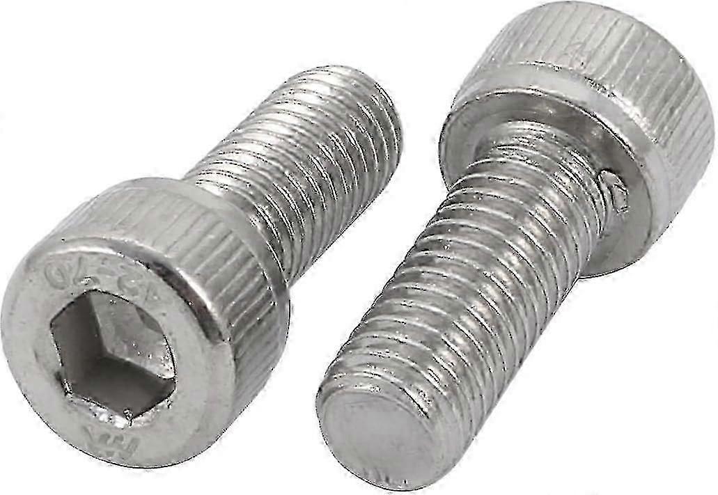 M8 Socket Head Cap Screw Left-Hand Thread 20mm for Equipment, 2 Pieces