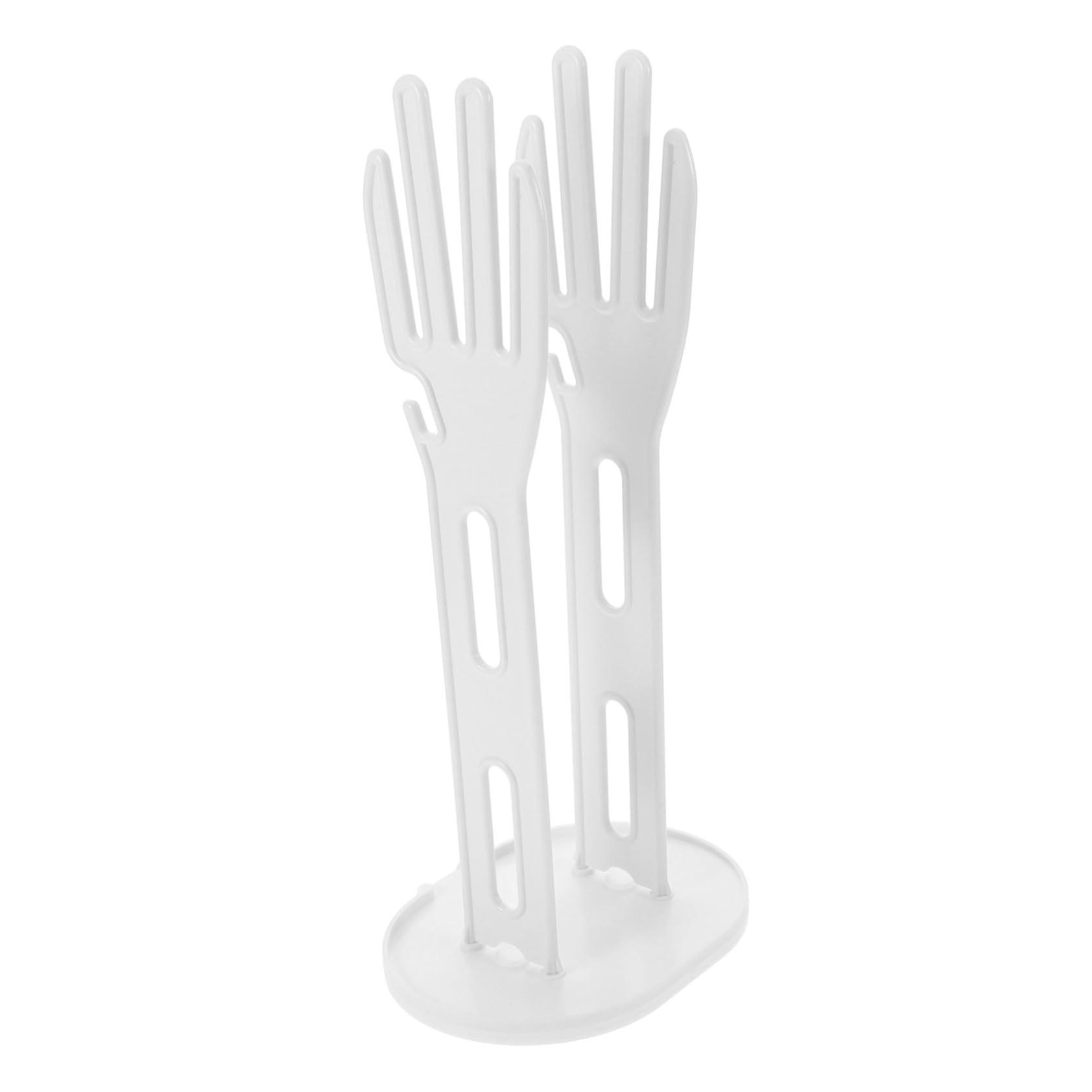 Dish Towel Drying Rack and Kitchen Glove Holder with Drain Base, SpaceSaving Organizer Stand