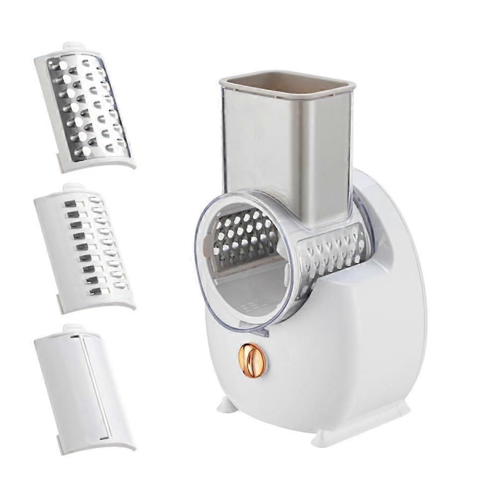 Electric Cheese Grater with Powerful Motor, Multiple Grating Modes and Detachable Drum for Kitchen