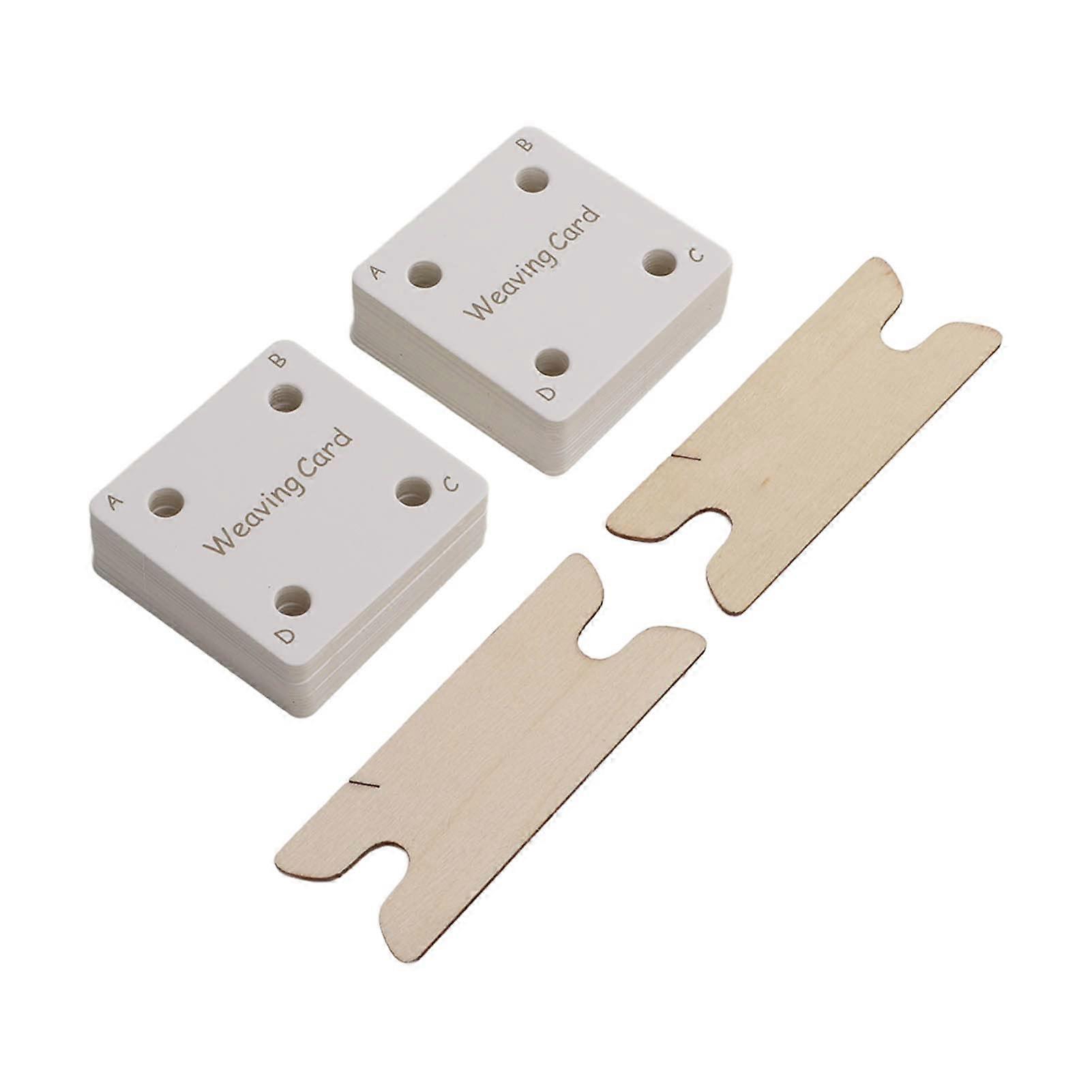 Tablet Weaving Cards Set for Smooth Weaving Experience and Versatile Loom Compatibility