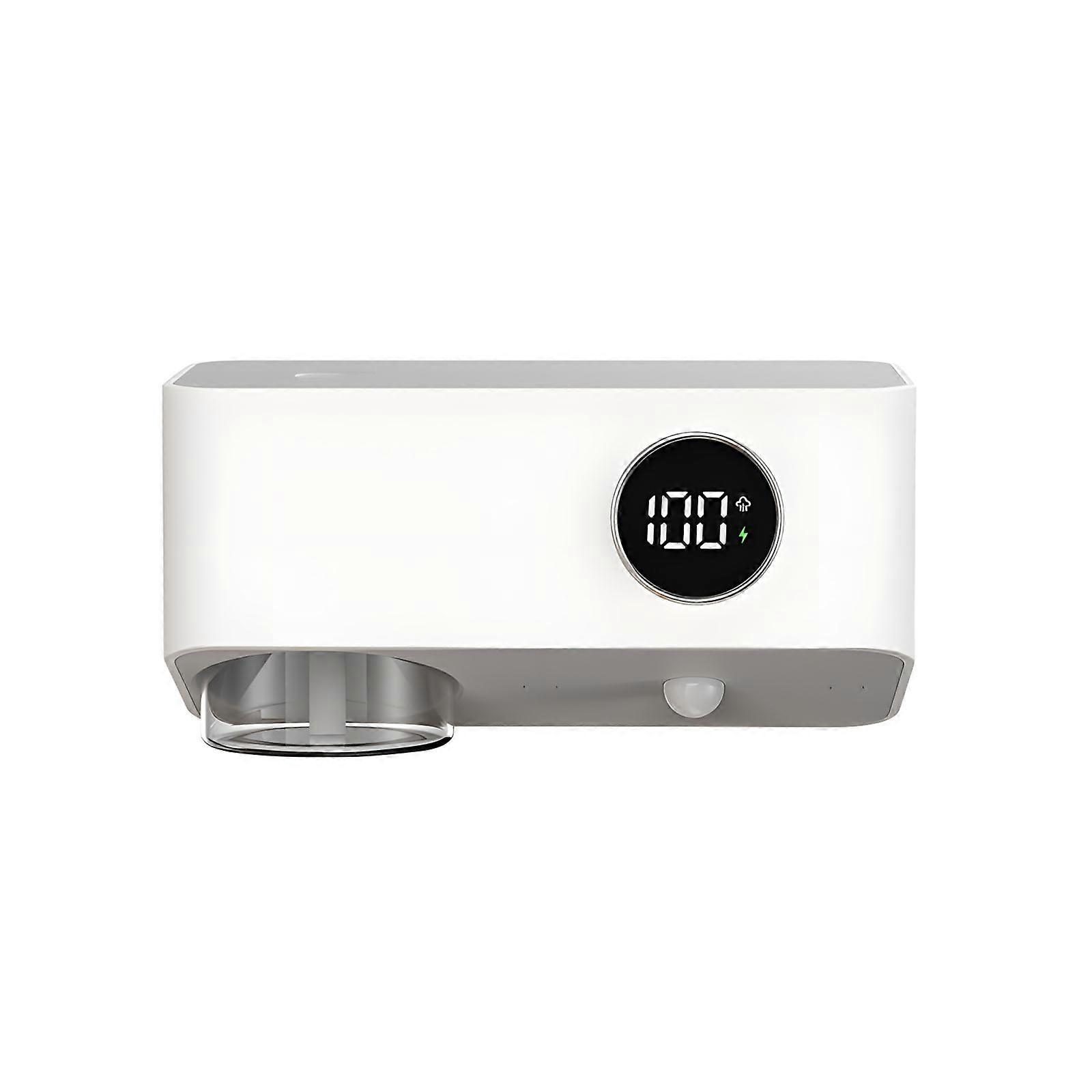 Motion Activated Scent Diffuser With Bedlight Function And Digital Display For Telecommute Use  White
