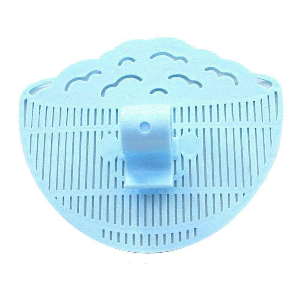 Kitchen Strainer Plastic Rice Washing Sieve Easy OneHand Use Blue Smile Face for Quick Draining