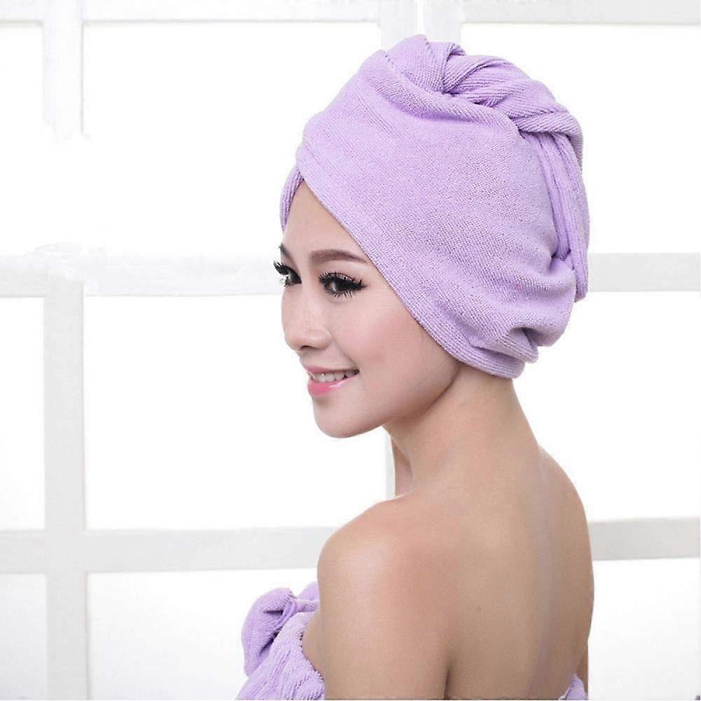 Microfiber Hair Towel with Secure Button Closure for Fast Moisture Removal and Quick Drying