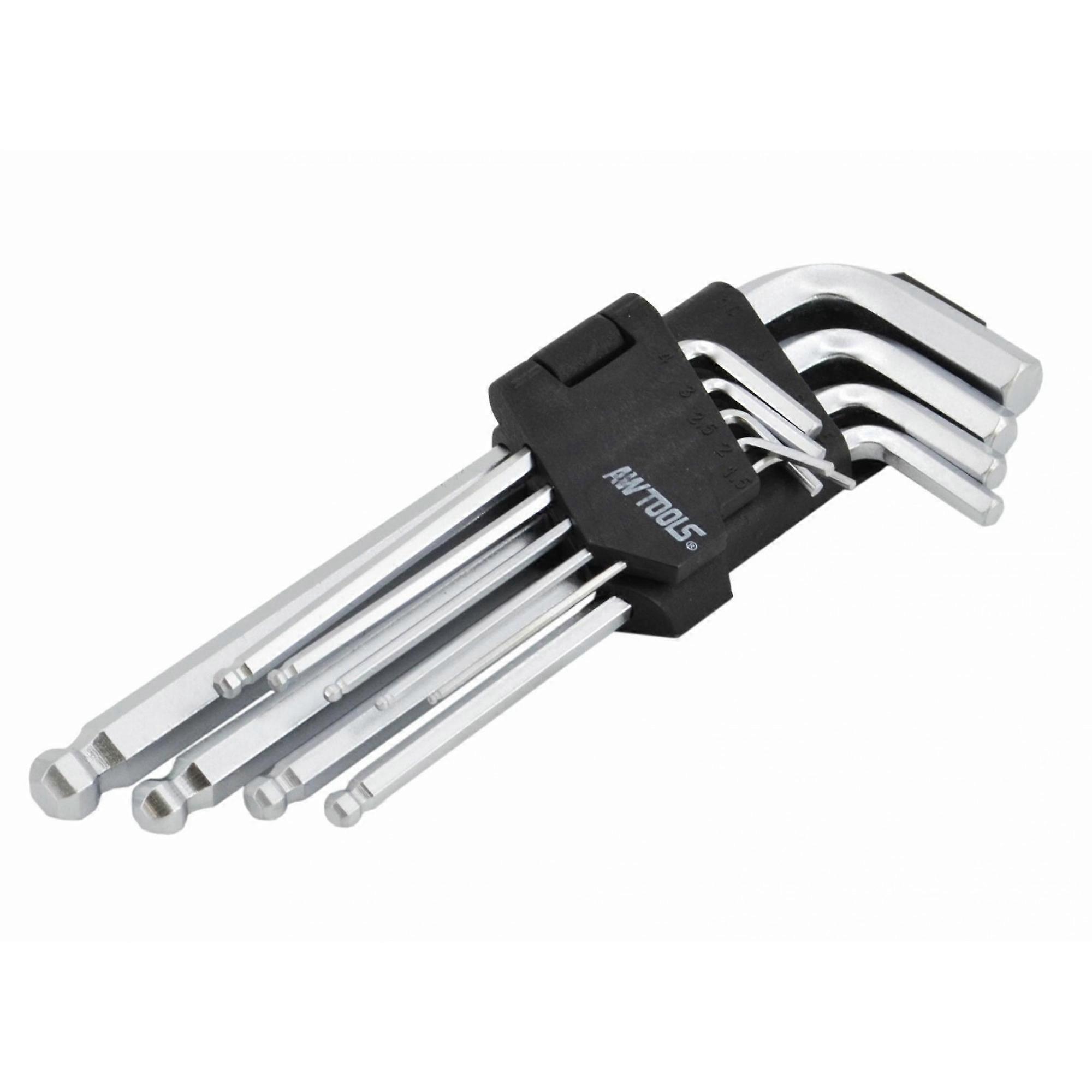 AW Tools Short Hex Key Set (Pack of 9)