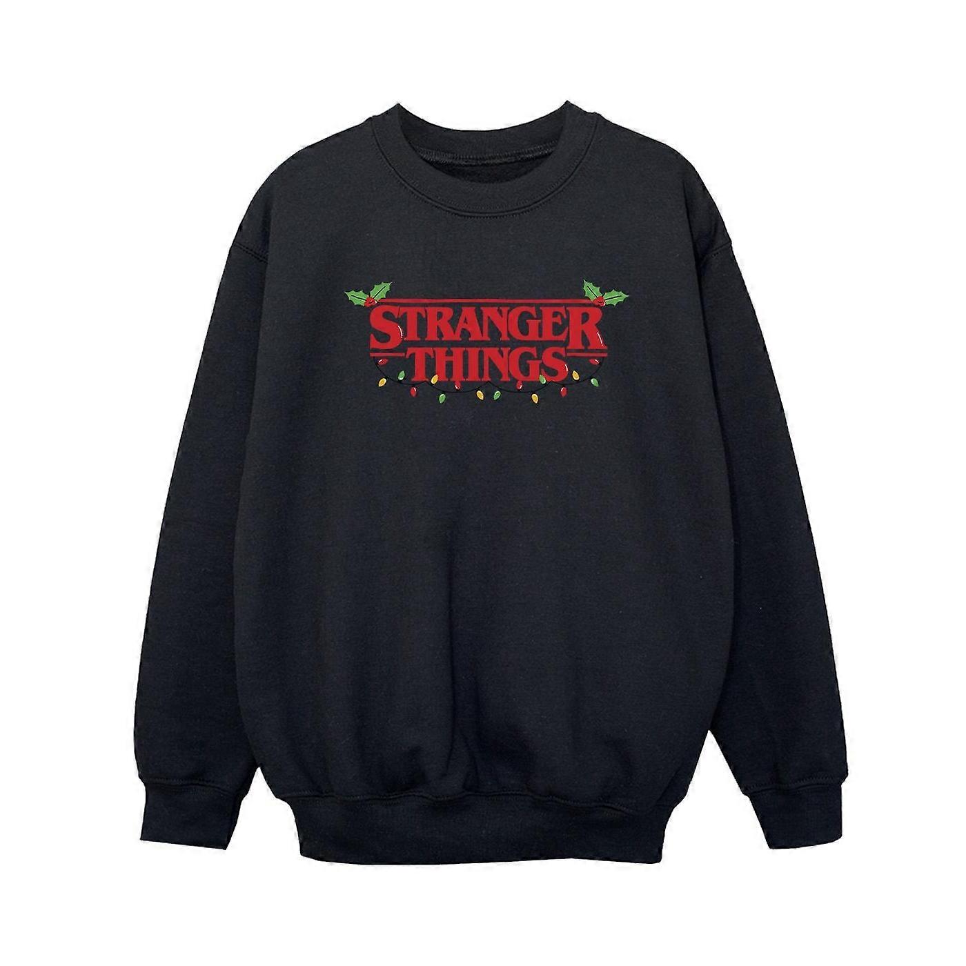 Netflix Boys Stranger Things Kerstverlichting Sweatshirt