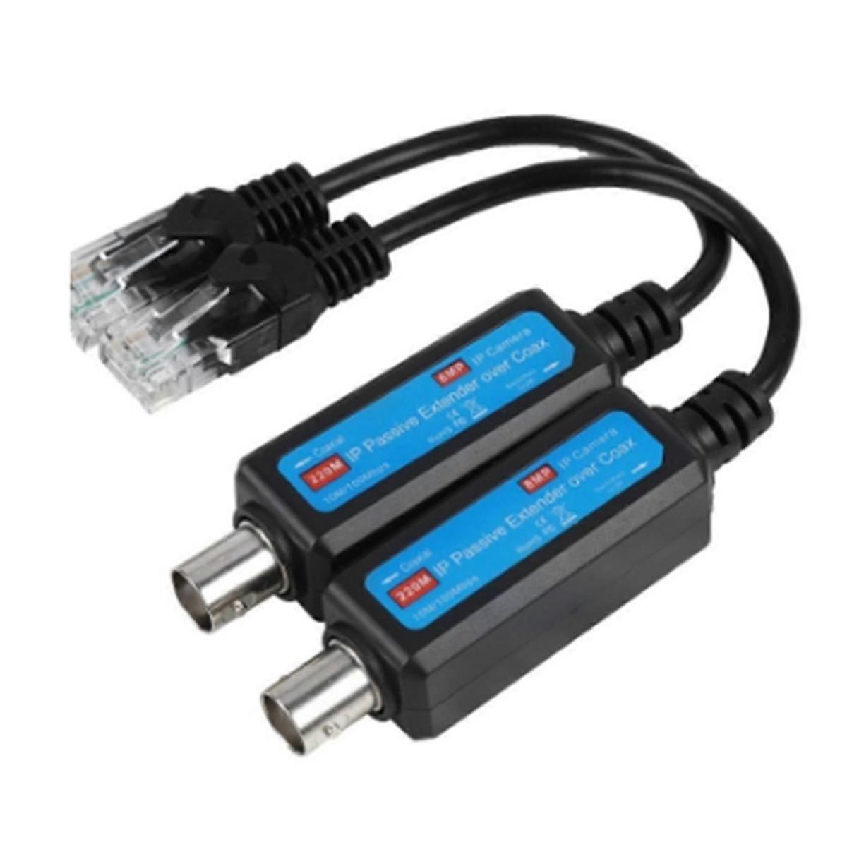 1Pair 1CH Passive IP Network Coaxial Transmitter Receiver Extender