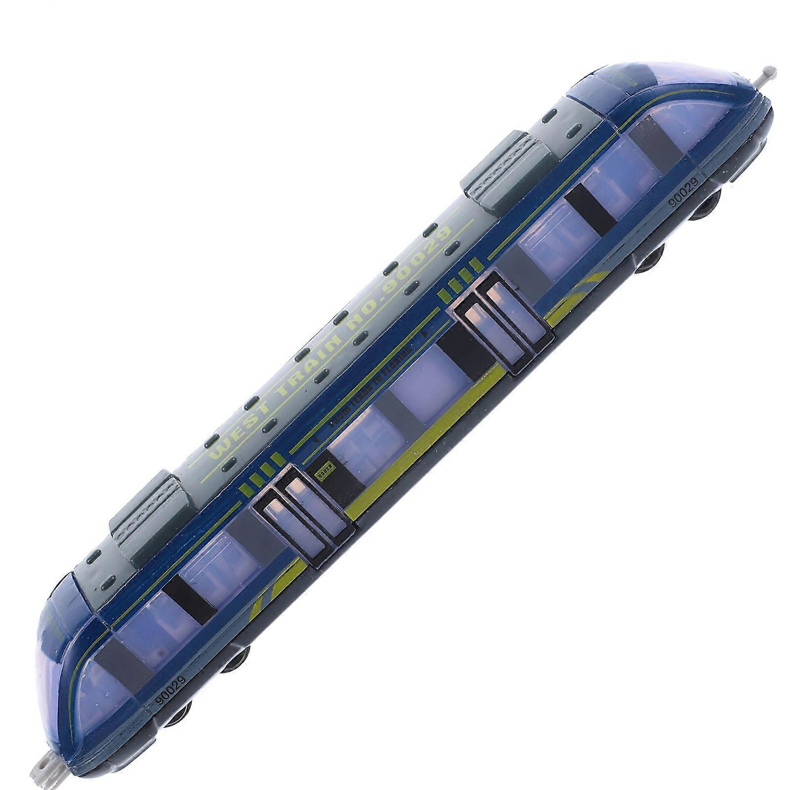 Blue Alloy Simulation Train Toy for Children Kids Simulation Train Toy